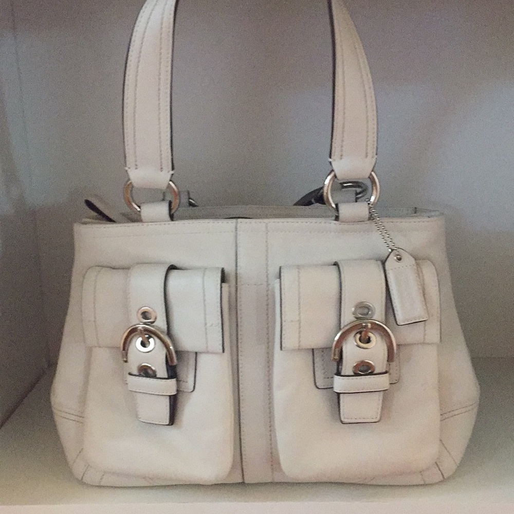 Leather Coach limited edition handbag